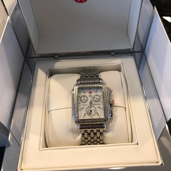 Michele Accessories - Michele Deco Watch with Diamonds